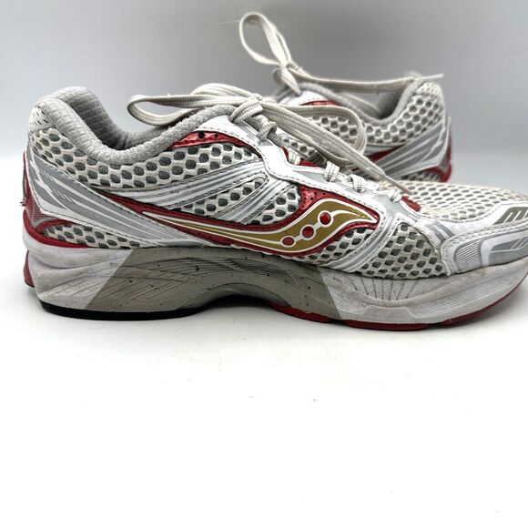 Saucony Women’s Running Shoe US 8 ProGrid Guide 5 10140-3 RED/WHITE/GOLD - Picture 13 of 16